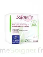 Saforelle Serviettes Hygiéniques Nuit Coton Bio B/10 à Saint-Jory
