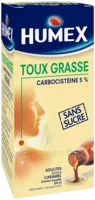 Humex 5 % Solution Buvable Expectorant Sans Sucre Adulte Fl/250ml à Saint-Jory