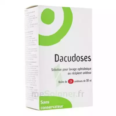 Dacudoses Solution Pour Lavement Ophtalmologique 24unid/10ml à Saint-Jory