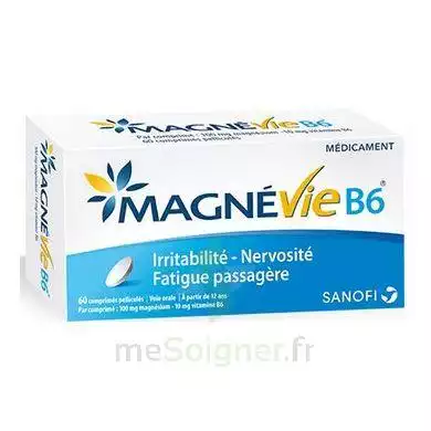 Magnevie B6 100 Mg/10 Mg Comprimés Pelliculés Plaq/60 à Saint-Jory