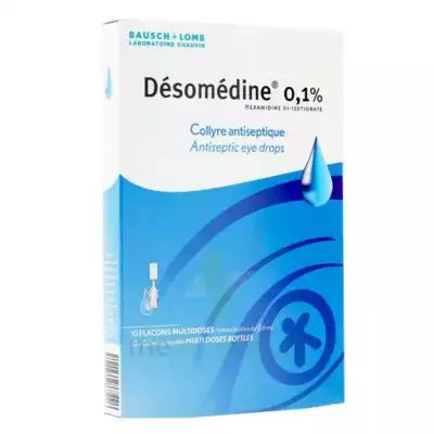 Desomedine 0,1 % Collyre Sol 10fl/0,6ml à Saint-Jory