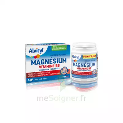 Alvityl Magnésium Vitamine B6 Libération Prolongée Comprimés Lp B/45 à Saint-Jory